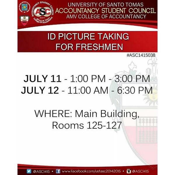 AMV_CORE's tweet photo. "@ASC1415: FOR THE FRESHIES WHO HAVEN'T GOT THEIR ID PICTURES TAKEN BY STePs http://t.co/8LE9CaxeWJ"