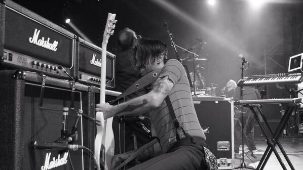 Nice shot of <a href="/AHC_Official/">American Head Charge</a> Guitarist Karma from <a href="/DownloadFest/">Download Festival</a> with his JCM800 2203 half stacks #liveformusic