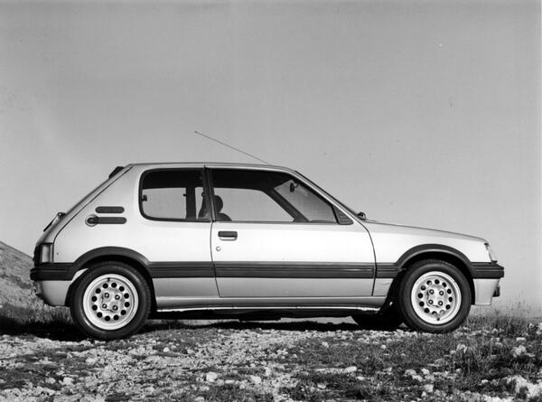 ClassicCarWkly's tweet photo. The Peugeot 205 GTI turns 30-read all about it in tomorrow's CCW #Peugeot #GTI #classiccars http://t.co/twe6UdEhPg