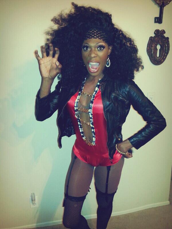 miafierce's tweet photo. Who's bad. . . #fashion #leotarded #dragqueens #trannyboy http://t.co/KVD3YLqb9v