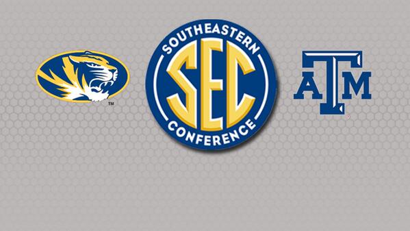SEC's tweet photo. Two years ago today, the #SEC welcomed Missouri and Texas A&amp;M to the conference. http://t.co/0SOeVXbboJ