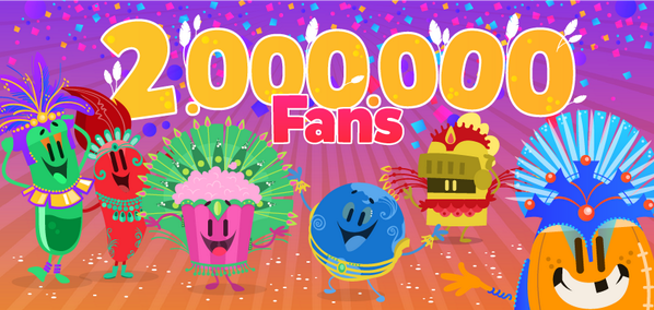 Mezcladitos's tweet photo. ¡¡¡ Más de 2 Millones de #Gracias para todos nuestros queridos #fans de @Preguntados_app !!! http://t.co/xC9nVeIXug