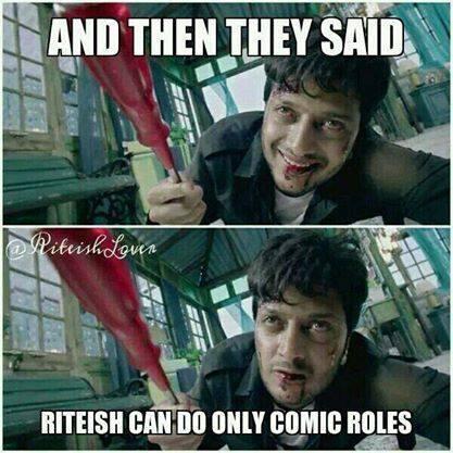 amarsorde's tweet photo. @Riteishd Epic Truth About #RiteshDeshmukh! #Laibhaari #EkVillain Hota...:P http://t.co/WmaMYPtrIl