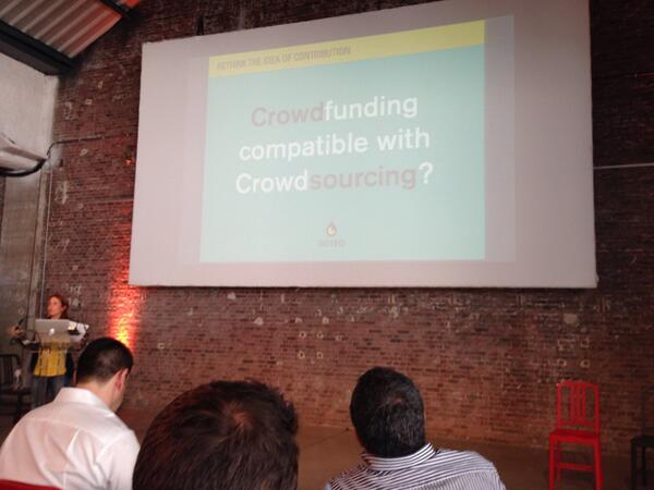 MicheleOsella's tweet photo. .@goteofunding inaugurates the @CAPS2020EU BeerCamp with a pitch on #crowdfunding. #caps14eu http://t.co/8e4wio03P1