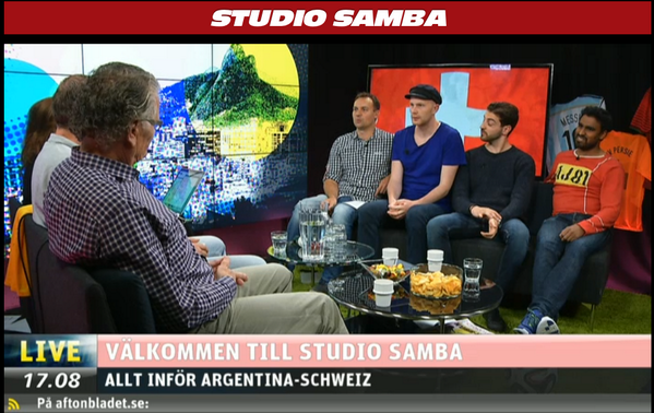 sportbladet's tweet photo. JUST NU: @Kalle__Karlsson analyserar startelvorna i #StudioSamba http://t.co/dMPewMFVJm http://t.co/LqPft7AF72
