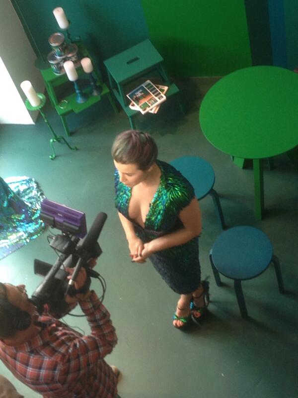 #vtwonen Victoria Koblenko bij opening Flexa Popup Store Amsterdam