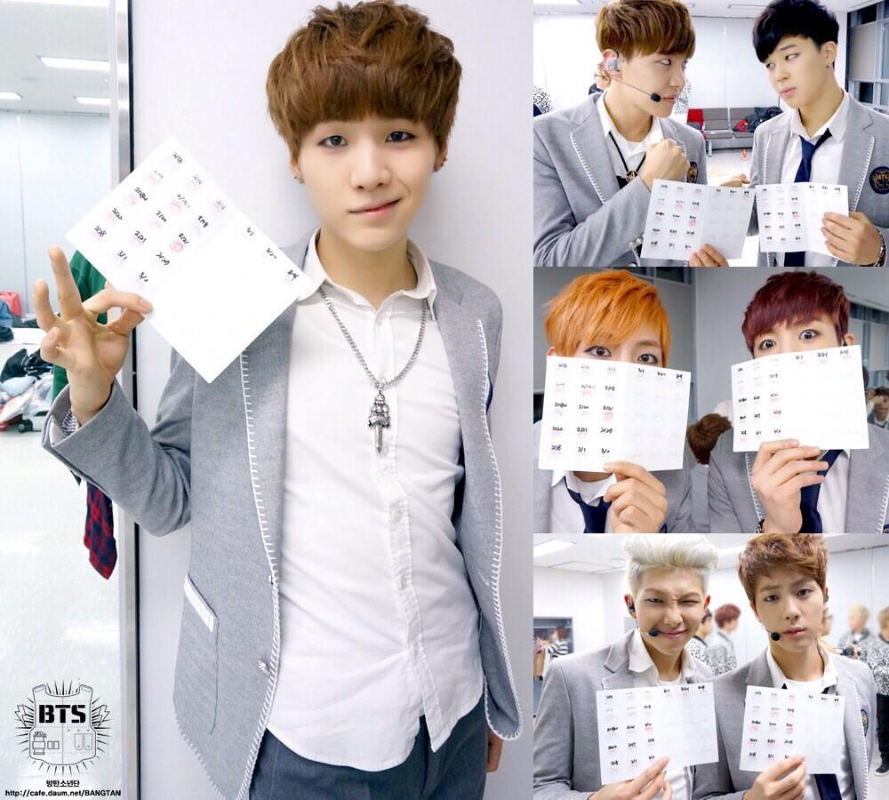 [Picture/Fancafe] BTS Staff Diary : Attandance Check Skool Luv Affair