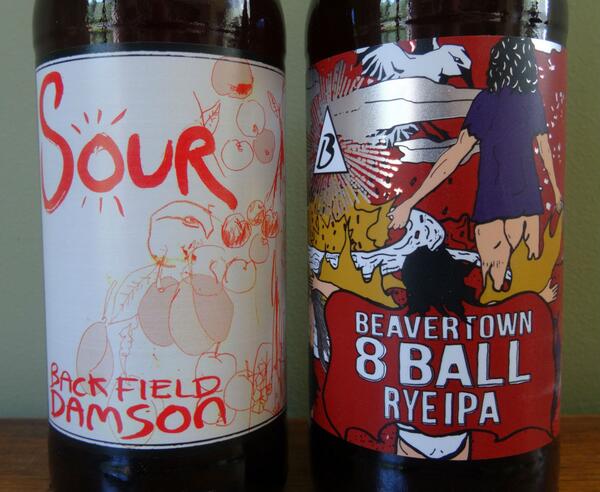 Deli_Diff_Bob's tweet photo. @BeavertownBeer new label 8 Ball and Damson Sour now in stock http://t.co/9RcEHjpHWt http://t.co/DhkzRi5prc