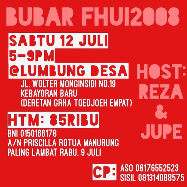 FHUI 2008 tweet media