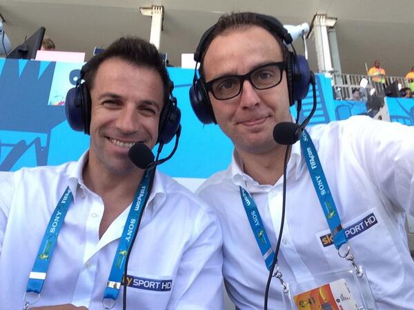 SkySport's tweet photo. .@RickyTrevisani e @delpieroale commenteranno #ArgentinaSvizzera, in esclusiva su Sky Mondiale 1 HD! #SkyMondiali http://t.co/JlKFIeNad8