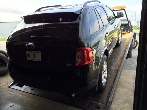 KyWhitney's tweet image. 18 months in &amp;amp; I've now had a road side breakdown. Hello Leitchfield. At least you have a Gatti's. #enginefail