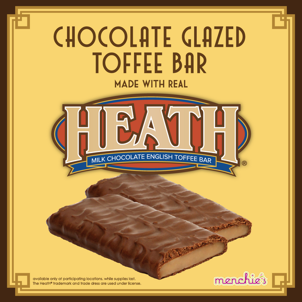 MenchiesHouston's tweet photo. We've transformed the classic Heath bar into a delicious froyo flavor. It's our featured flavor for July: http://t.co/3d966k1AvG
