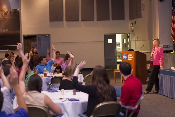 REMINDER: Etiquette Luncheon and Career Enhancement Seminar at 11 today at the Reid Center. #enhanceyourcareer #NASA