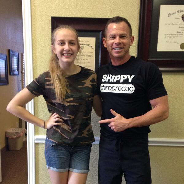 DrMichaelShippy's tweet photo. Our Patient of the Week...Kaitlin! Keeping this fierce Basketballer in killer shape! #drshippy #plano #chiropractic http://t.co/5cBAlf0ciA