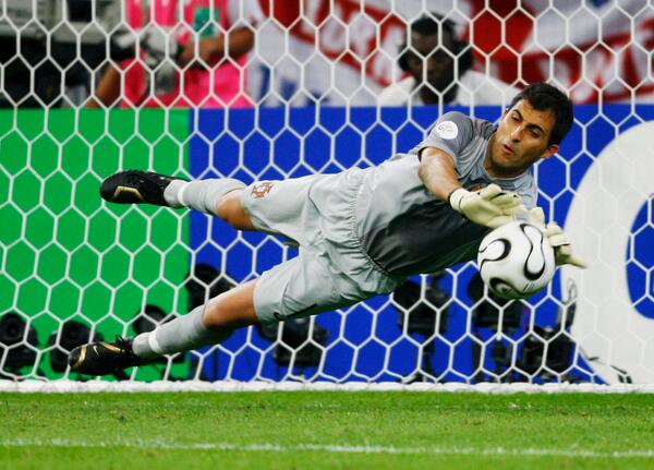 FIFAWorldCup's tweet photo. ON THIS DAY IN 2006: #POR's Ricardo saved 3 pens against #ENG in #worldcup QF shootout - http://t.co/brjqOpYfG4 http://t.co/Soe6tJyR0g
