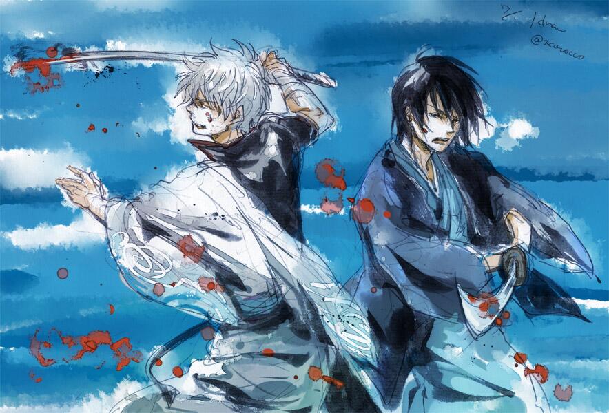あかこ 10 10かぶき町 Twitterren 紅桜 銀魂版深夜のお絵描き60分 Http T Co Ensmtzkaxd