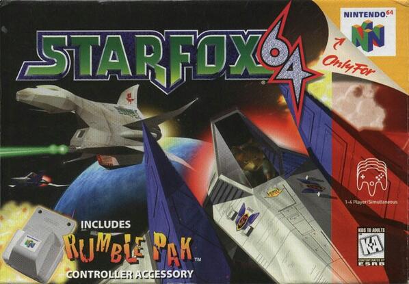 DualShockers's tweet photo. On this day, 17 years ago...Star Fox 64 was released to us by the #Nintendo gods. #starfox #n64 http://t.co/hKFdwqGbf5