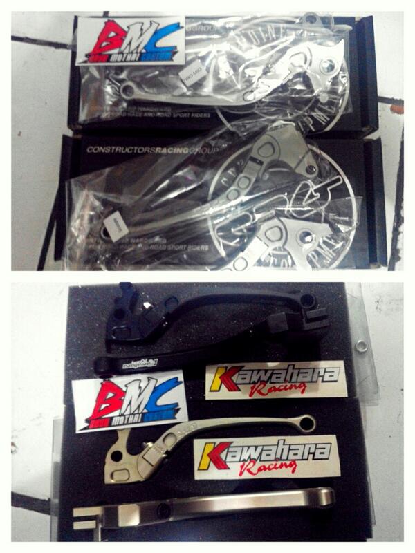 BMC_Matic's tweet photo. Handle CRG n KAWAHARA for Yamaha dan Honda nya ready Agan agan :-) http://t.co/By8zN2koRE