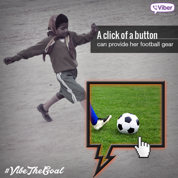Viber_India's tweet image. While you help #VibeTheGoal,take the thunderclap too to make some noise! Take the pledge here: bit.ly/VibeTheGoalTC