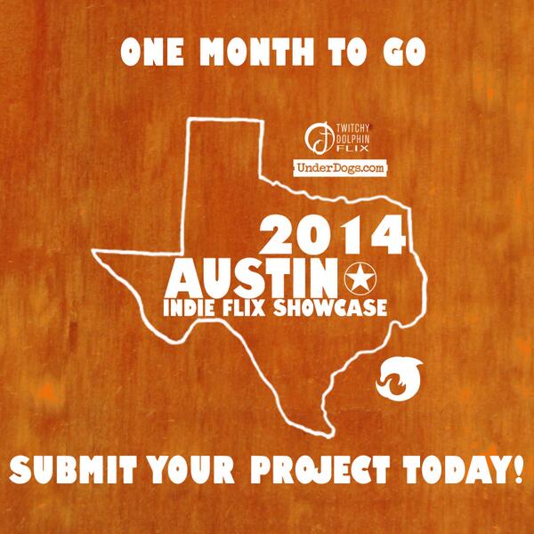 AustinIndieFlix's tweet photo. One month to go to the regular deadline! Submit today! #AIFS 2014 http://t.co/4eS9WC8Mie http://t.co/foOgTCw16d