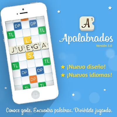 BingoCrack's tweet photo. ¡Ahora descubre la última versión de @apalabrados con un diseño moderno y con más idiomas! ¡Pruébalo ya! http://t.co/hDIEnJSIfn