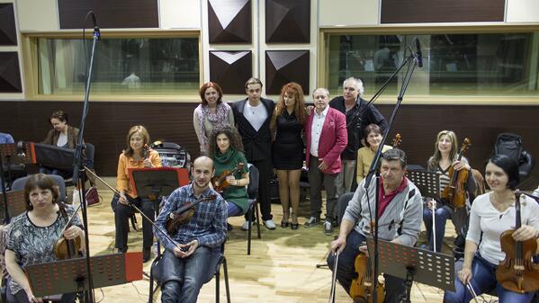 DoliMediaStudio's tweet photo. At our latest recording with composer Marco Grasso. Recording the music for Davide Pastorino's album. http://t.co/oxffsCa6EH