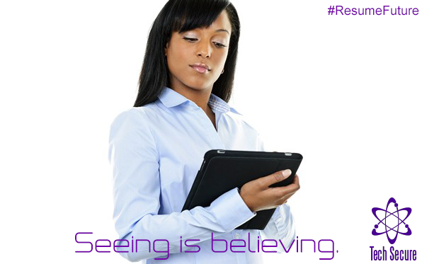 TechSecureCo's tweet image. Give your next employer a reason to believe. techsecure.co #ResumeFuture