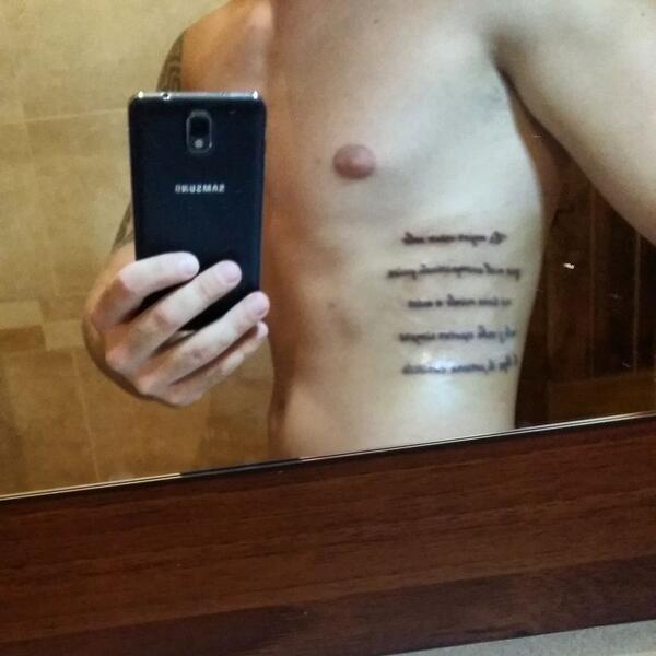 DavidAngulo69's tweet photo. Nuevo tattoo 😊 http://t.co/TwN2fxYofY