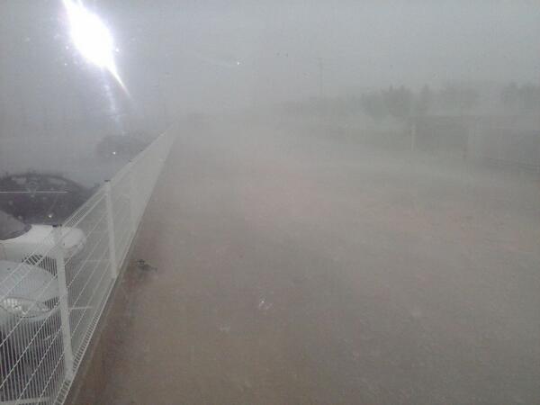 pedroperezsimon's tweet photo. Menuda la que cae en tudela (navarra) http://t.co/901xEtKqJn