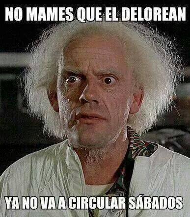 Ya no vamos a circular los sábados :(