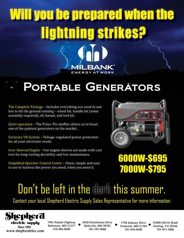 ShepherdElec's tweet photo. Will you be prepared when the lightning strikes? Don't be left in the dark with @MilbankWorks generators. http://t.co/UNWpOpqesO