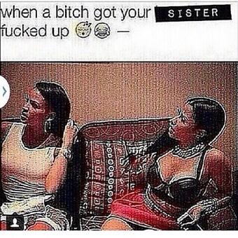 Yessss.. this is my sister when somebody got me fucked up. tf 😔 http://t.co/nz7OPnQ9N4<a href="/tag/flashbackfriday"class="tags"><span>#flashbackfriday</span></a>