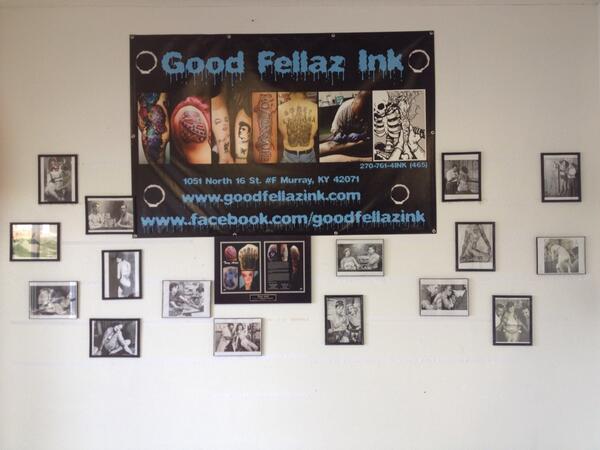 CSMurrayState's tweet image. Want a tattoo in Murray &amp;amp; don't know where to go? Check out Good Fellaz Ink. Located around the corner from The Keg.