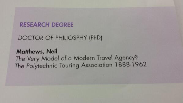 DrNeilMatthews's tweet image. I am a Doctor of Philiosphy apparently #proofreadingfail