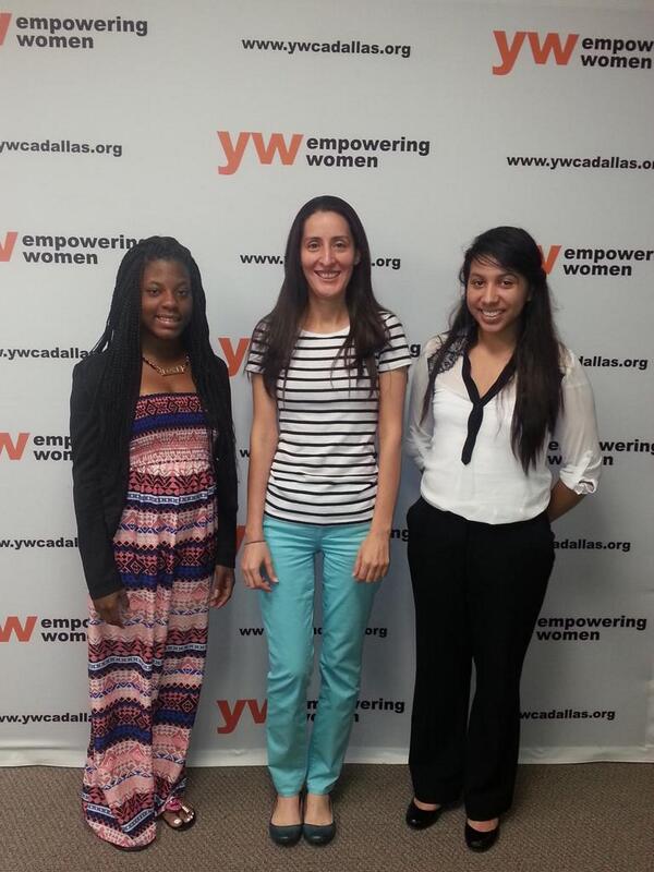 YWCA Metro Dallas empowering women! Go interns! <a href="/Mike_Rawlings/">Mike Rawlings</a> #internFellows
