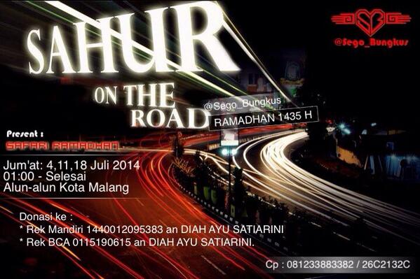 Bingung mau bikin sahur on The Road gabung sama kita aja tebar manfaat dijalanan <a href="/mlgcomunityclub/">mlgcommunitiesclub</a>