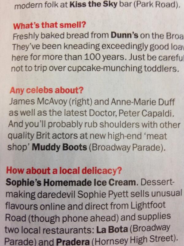 SimplyFMCG's tweet photo. Nice to see a nice @muddybootsfoods mention in @TimeOutLondon this morning http://t.co/6PW2j8jqCd