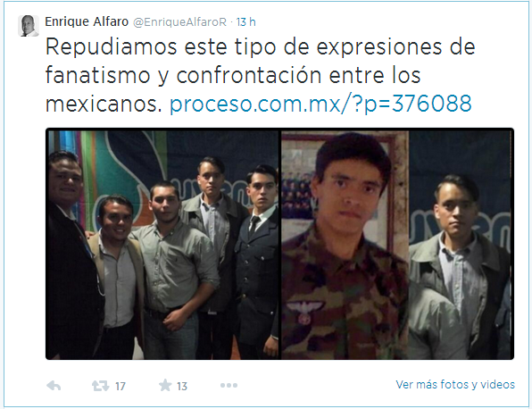 antonioautlan's tweet photo. Estoy a favor del Bien común y respeto la Dignidad Humana, por ello NO REPUDIO Y DISCRIMINO como @EnriqueAlfaroR http://t.co/hnKolTDfka