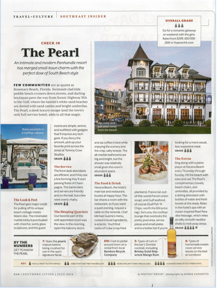 SLHotels's tweet photo. Southern Living loves our Collection member, The Pearl RB on Rosemary Beach! Check out this feature in the July issue http://t.co/r76jlxBhHo