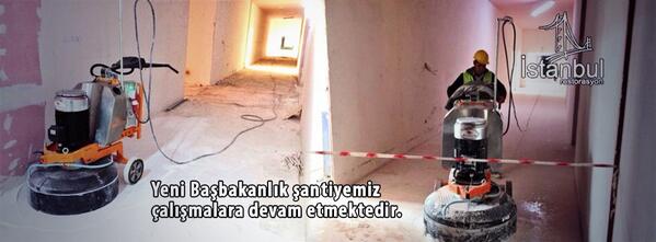 YENİ BAŞBAKANLIK ŞANTİYEMİZDE SONA YAKLAŞILDI ..