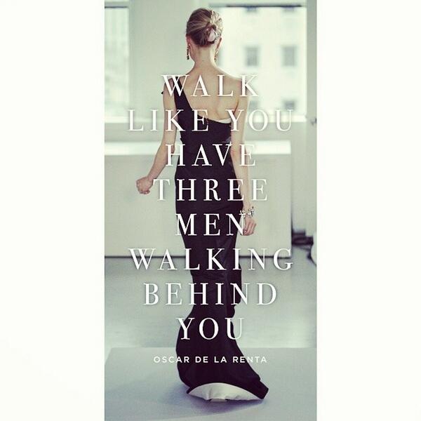Indeed...👌 #selfesteem #forallwomen #confidence #bebrave #bold #ineedmoreofthat #oscardelarenta #designer #quote ...