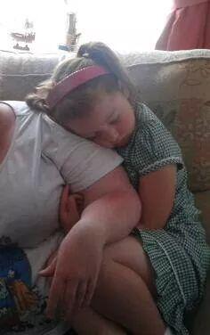 RedheadAnnette's tweet image. Think she needed another day off school to recover from her busy weekend x