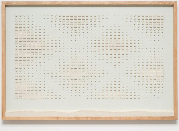 End of Day Eye Candy.
Erasers, in a frame. 
The genius of Marcius Galan.