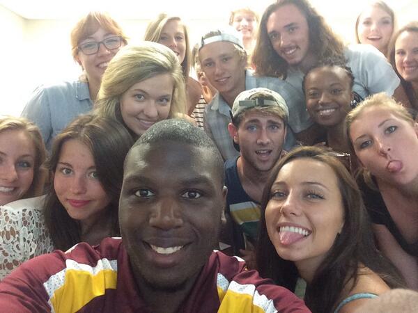 CofCTrevorJ's tweet photo. I couldn't have asked for a better small group. These guys are amazing!!!#trevorstrailblazers#cofc2018 #NextStopCofC http://t.co/SSaomYAaUt