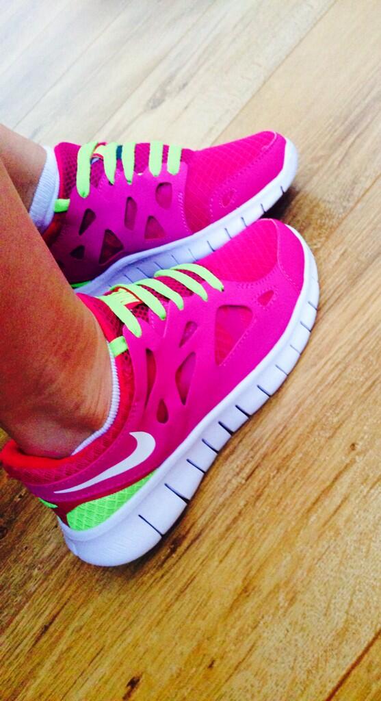 New kicks😁💗no excuses not to go to the gym now😂