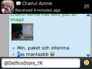 DelfinaStore_YK's tweet photo. TESTIMONI http://t.co/0dMiyvD3fu