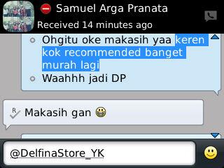 DelfinaStore_YK's tweet photo. TESTIMONI http://t.co/5c5MAuNHL1