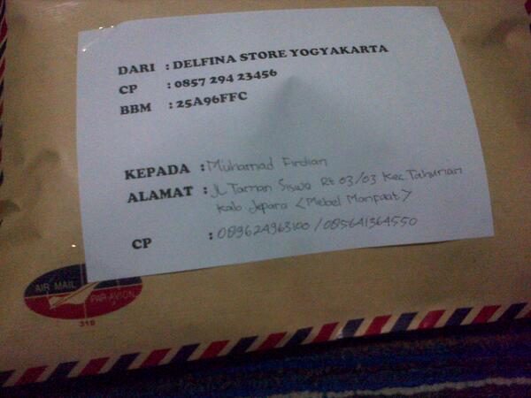 DelfinaStore_YK's tweet photo. TESTIMONI http://t.co/jIYGzVd6Mo