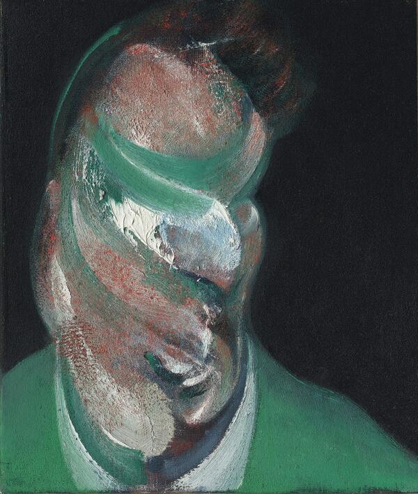 ChristiesInc's tweet photo. Francis Bacon's 'Study for the Head of Lucien Freud' once owned by Roald Dahl has sold for £11,506,500 http://t.co/Ynerd06T00