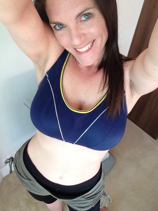 Teasing #TittyTuesday pic before I run off to wrap them around a pole in an attempt to keep fit! Laters<a href="/tag/tittytuesday"class="tags">#TittyTuesday</a>